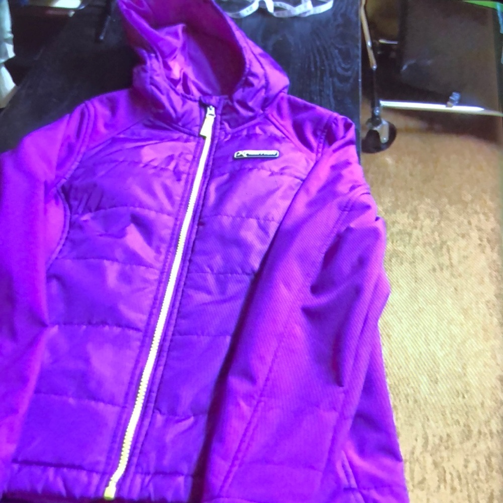 MOVING SALE NO HAGGLING LITTLE GIRL XPEDITION 14/16 HOT PINK JACKET WHITE ZIPPER